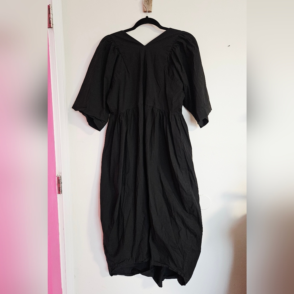 HENRIK VIBSKOV Size Xs Pump Black Cotton Dress - Picture 6 of 6